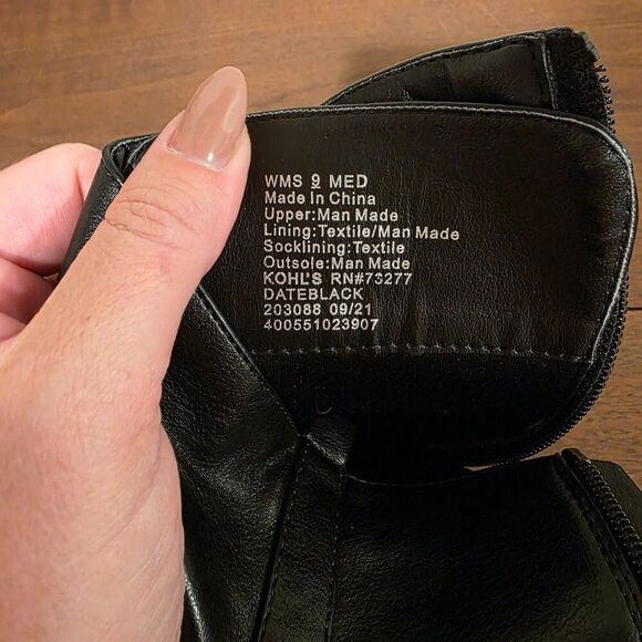 Sonoma Lace-Up Ankle Boots Sz 9 - Picture 8 of 8